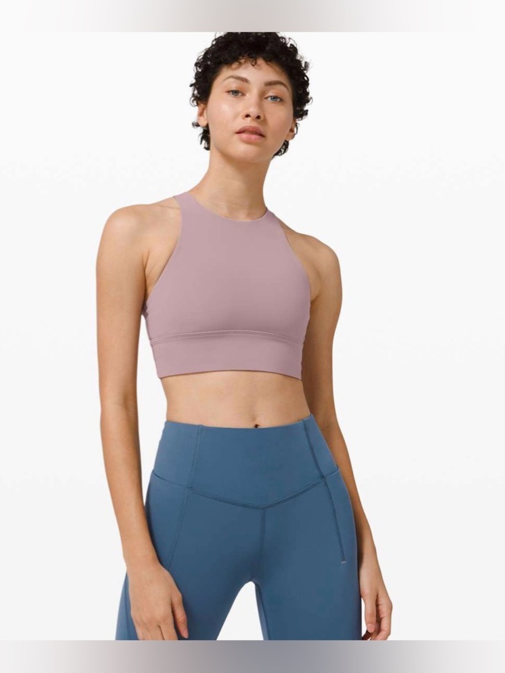 Lululemon Energy High Neck Long Line Bra